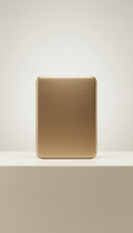 Bronce Cepillado metal accent piece